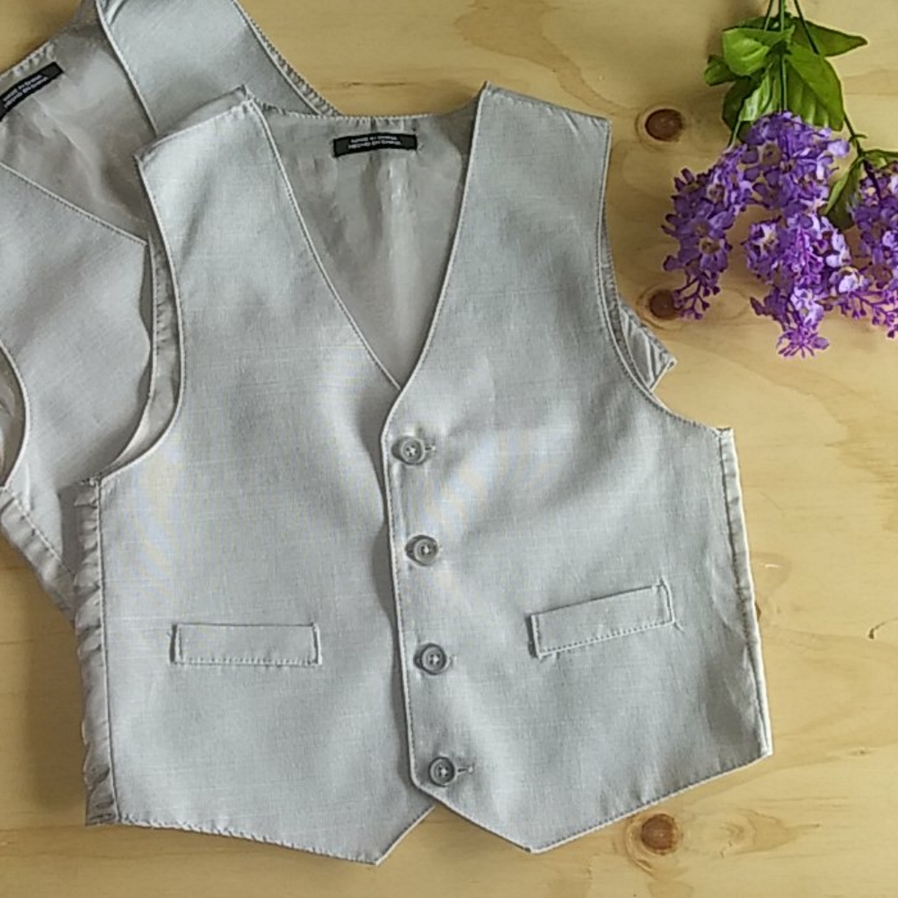 Boys gray vest